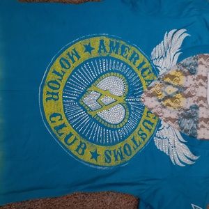 Affliction lace back t-shirt